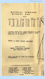 1950s Vintage Mail Order Pattern 2074 Lovely Women's Day Dress Size 38 Bust