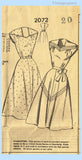 1950s Vintage Mail Order Pattern 2074 Lovely Women's Day Dress Size 38 Bust