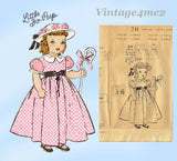 1940s Vintage Mail Order Sewing Pattern 211 Cute 16inch Bo Peep Doll Clothes
