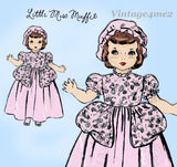 1940s Vintage Mail Order Sewing Pattern 212 Cute 16 Inch Miss Muffet Doll Clothes