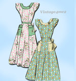 Mail Order 2122: 1940s Lovely Misses Sun Dress Sz 42 Bust Vintage Sewing Pattern