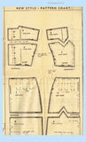 1940s Vintage Mail Order Sewing Pattern 2215 Uncut Teen Girls WWII Dress Sz 27 B