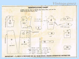 Mail Order 2389: 1950s Charming Misses Day Dress Sz 38 B Vintage Sewing Pattern