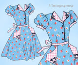 Mail Order 2482: 1940s Classic Little Girls Day Dress Sz 14 Vintage Sewing Pattern