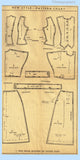 1950s Vintage Mail Order Sewing Pattern 2561 Lovely Misses Weskit Suit Sz 34 B
