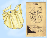 1940s Vintage Mail Order Sewing Pattern 2728 Uncut Misses Tea Apron Fits All