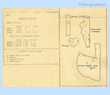 Fashion Service 2869: 1940s Misses Bias Cut Apron 36-38 B Vintage Sewing Pattern