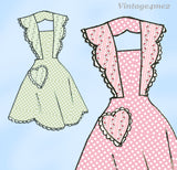 Fashion Service 2869: 1940s Misses Bias Cut Apron 36-38 B Vintage Sewing Pattern