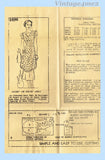 New York 2896: 1930s Misses Farm Kitchen Apron Sz 36-38 B Vintage Sewing Pattern