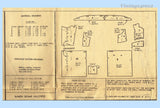 Mail Order 2905: 1940s Cute Mother Daughter Apron Sz 10 Vintage Sewing Pattern