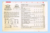 Simplicity 2948: 1950s Sweet Baby Girls Party Dress 6mos Vintage Sewing Pattern