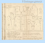 Mail Order 3021: 1940s Classic WWII Jumper Dress Sz 40 B Vintage Sewing Pattern