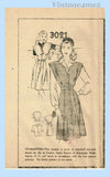Mail Order 3021: 1940s Classic WWII Jumper Dress Sz 40 B Vintage Sewing Pattern