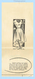 1950s Vintage Clotilde Sewing Pattern 3247 Uncut Misses Dress & Jacket 45 B