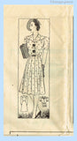 Mail Order 330: 1940s Uncut Misses Designer Dress 36B Vintage Sewing Pattern