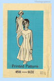 1970s Vintage Anne Adams Sewing Pattern 4511 Uncut Plus Size Sheath Dress 41B