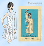 1970s Vintage Anne Adams Sewing Pattern 4511 Uncut Plus Size Sheath Dress 41B
