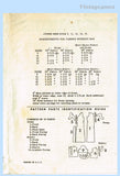 1950s Vintage Anne Adams Sewing Pattern 4530 Stunning Misses Wiggle Dress 33 B