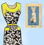 1950s Vintage Anne Adams Sewing Pattern 4606 Misses Sun Dress Size 34 Bust