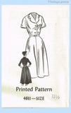 Anne Adams 4611: 1950s Misses Street Dress Sz 39 B Vintage Sewing Pattern