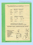Anne Adams 4765: 1950s Misses Uncut Apron & Towel Sz MED Vintage Sewing Pattern