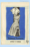 Original circa 1961 Anne Adams Pattern No. 4773 - Jumper and Blouse