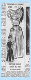 Anne Adams 4785: 1950s Easy Misses Day Dress Sz 34 B Vintage Sewing Pattern