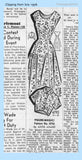 1950s Vintage Mail Order Sewing Pattern 4792 Misses Empire Dress and Jacket Sz 32 B

