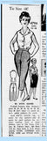 Anne Adams 4794: 1960s Womens Peddle Pusher Pants Sz 42 B Vintage Sewing Pattern