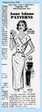 1950s Vintage Anne Adams Sewing Pattern 4670 Chic Misses Sun Dress Sz 40 Bust