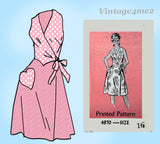1960s Vintage Anne Adams Sewing Pattern 4970 Uncut Misses Wrap Dress Sz 38 B