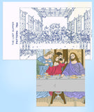 1940s Vintage Laura Wheeler Embroidery Transfer 794 Uncut Last Supper Picture