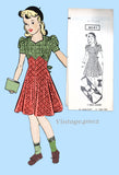 Mail Order 8051: 1930s Uncut Girls Princess Dress Size 8 Vintage Sewing Pattern