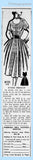 Mail Order 8123: 1950s Full Skirt Rockabilly Dress Sz 32 B Vintage Sewing Pattern