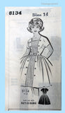 Sew Rite 8134: 1960s Rare Uncut Designer Sailor Dress 34B Vintage Sewing Pattern