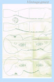 1950s Vintage Mail Order Sewing Pattern 816 Uncut Asleep Awake Cloth Baby Doll