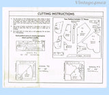 Mail Order 8176: 1950s Uncut Misses Feedsack Aprons 34B Vintage Sewing Pattern