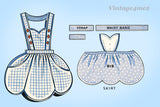 Mail Order 8176: 1950s Uncut Misses Feedsack Aprons 34B Vintage Sewing Pattern