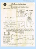 1940s Vintage Mail Order Sewing Pattern 8181 Very Easy Misses Dress Sz 31 Bust