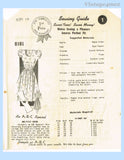 Original Circa 1947 A-B-C Pattern No. 8181 - One-Piece Dress