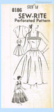 Sew Rite Mail Order Pattern 8186 Front