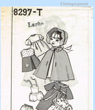 Sue Barnett 8297: 1950s Uncut 17-20 Inch Doll Clothes Set Vintage Sewing Pattern