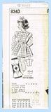 1960s Vintage Mail Order Pattern 8343 Cute Sue Marchbanks Girls Dress Sz 12