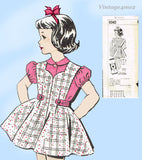 1960s Vintage Mail Order Pattern 8343 Cute Sue Marchbanks Girls Dress Sz 12