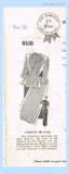 Mail Order 8536: 1940s Uncut Misses Peplum Suit Sz 38 B Vintage Sewing Pattern