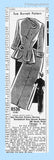 Mail Order 8536: 1940s Uncut Misses Peplum Suit Sz 38 B Vintage Sewing Pattern