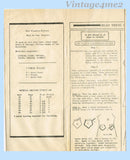 Mail Order 8641: 1940s Lovely Misses Full Bib Apron Sz 32 B Vintage Sewing Pattern