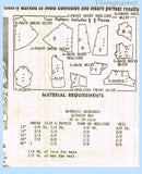 1950s Vintage Barbara Bell Mail Order Sewing Pattern 8885 14in Bridal Doll Clothes Set
