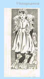 1950s Vintage Barbara Bell Mail Order Sewing Pattern 8885 14in Bridal Doll Clothes Set