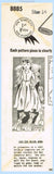 1950s Vintage Barbara Bell Mail Order Sewing Pattern 8885 14in Bridal Doll Clothes Set
